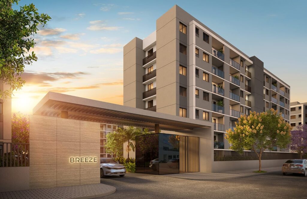 Portaria e guarita do Breeze Residence