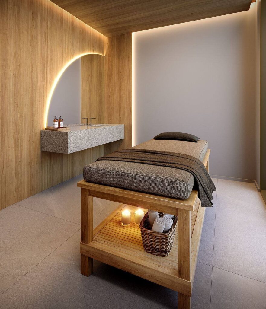 Sala de massagem do Epic Golf Residence