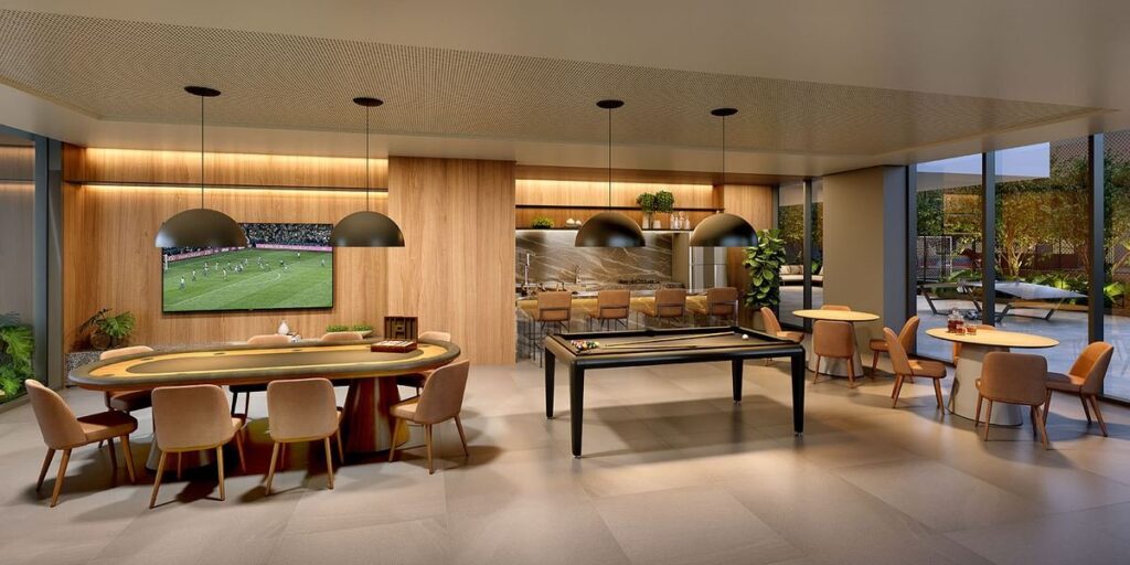 Sports bar do Epic Golf Residence