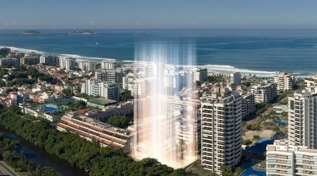 Implantação do Marino by Breton na direção do Posto 6, Barra da Tijuca